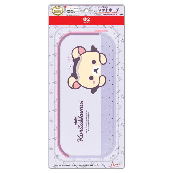 アイレックス キャラクターソフトポーチ for Nintendo Switch2 リラックマ コリラックマのこあくま気分 返品種別B