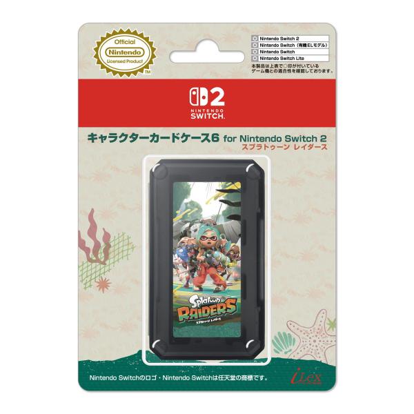 アイレックス キャラクターカードケース6 for Nintendo Switch2 スプラトゥーンレイダース 返品種別B