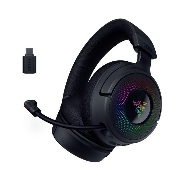他サイト： Razer (国内正規品)Razer Chroma RGB対応ワイヤレスゲーミングヘッドセット Kraken V4 RZ04-05170100-R3M1 返品種別Aの商品画像