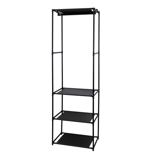 在庫状況：お取り寄せ/お届け：約2週間/※お客様組み立て商品です。◆置き場所を選ばないシンプルハンガーラック3段。◆軽量スチールフレーム。◆組み立て簡単!・サイズ(約)：幅520×奥行360×高さ1660mm/[シンプルハンガラツク3ダン]