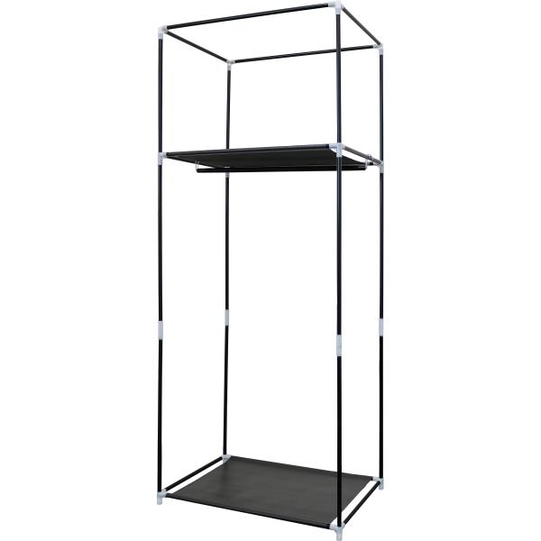 在庫状況：お取り寄せ/7日〜10日で出荷/◆ホコリから守ってしっかり収納!組み立て簡単ハンガーラック！/[シンプルハンガラツクカバツキ]