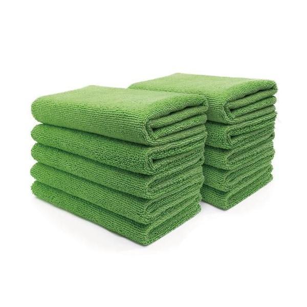 マイクロファイバークロス グリーン 10枚入(40×40cm) エコシャイン 返品種別A