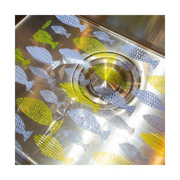 在庫状況：お取り寄せ/◆シンクに敷くだけ、最後にまとめてポイで日々の掃除も楽々。◆中央に水きり穴が開いているので、使った後はそのまま野菜くずなどをまとめてぽいっと捨てられます。・サイズ(約)：(1枚当たり)50×50cm/[EFZA03EN...