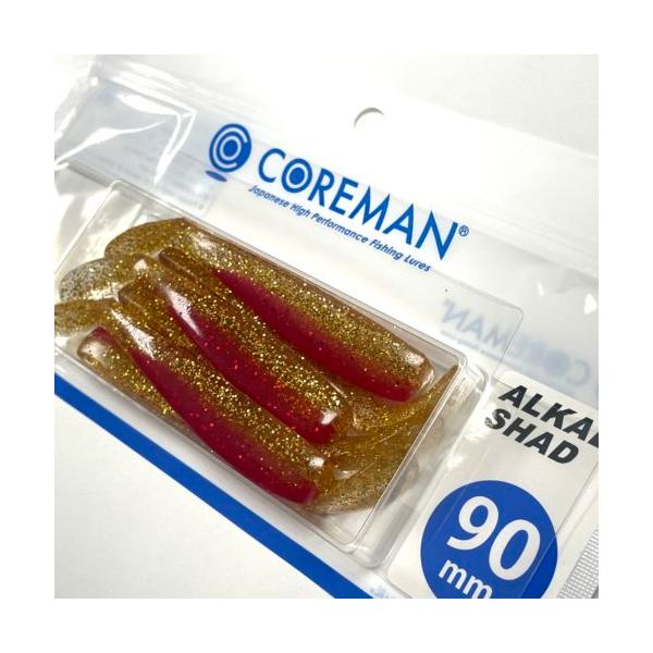 在庫状況：在庫僅少/※ボディデザインに変更はありません。◆シーバスゲーム専用ワームで、その高い実釣力によって不動の地位を築いているアルカリシャッドのサイズアップモデルです。/[アルカリシヤツド90MM057]