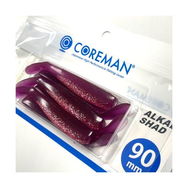 在庫状況：在庫あり/※ボディデザインに変更はありません。◆シーバスゲーム専用ワームで、その高い実釣力によって不動の地位を築いているアルカリシャッドのサイズアップモデルです。/[アルカリシヤツド90MM058]