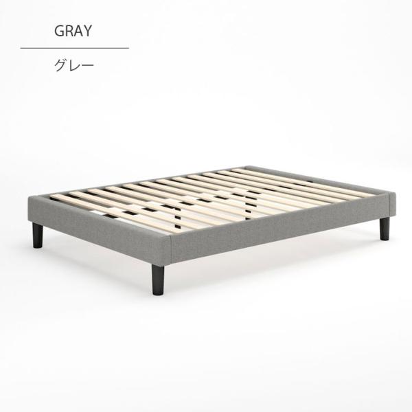 ZINUS JAPAN(ジヌス) すのこ ベット フレーム セミダブル 34cm 布張り