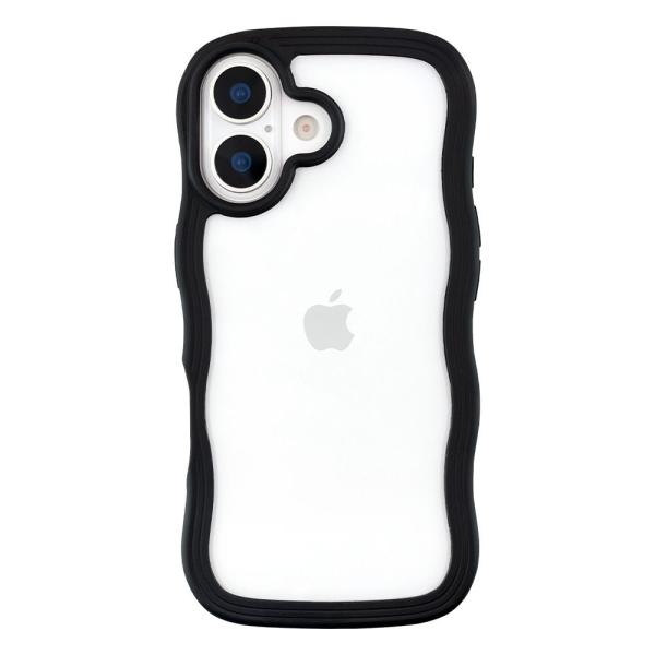 UNiCASE Wavy Case (black) for iPhone 17用 UNI-25M-WCBK 返品種別A