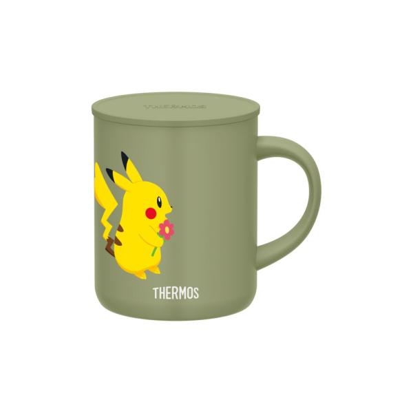 サーモス 真空断熱マグカップ 0.35L オリーブグリーン THERMOS JDG-351PK-OG 返品種別A