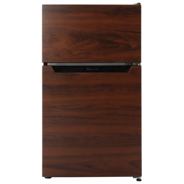 他サイト： (標準設置無料 設置Aエリアのみ) ウィンコド 87L 2ドア冷蔵庫(直冷式)ウッド WINCOD TH-87L2-WD 一人暮らし 返品種別Aの商品画像