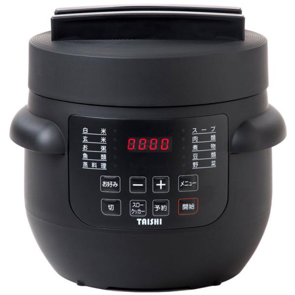 TAISHI 電気圧力鍋 TPC-190(B) 大志 電気圧力鍋 TAISHI TPC-190B 返品種別A : Joshin web - 通販