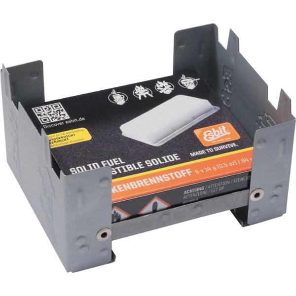 在庫状況：お取り寄せ/お届け：約2週間/◆折畳み式で重量も、わずか85g(スタンダード/ミリタリー)で文字通りコンパクトなストーブ◆携帯に便利で、ポケットにいれて持ち運べます◆固形燃料を収納することができます/[IZCES21920000]