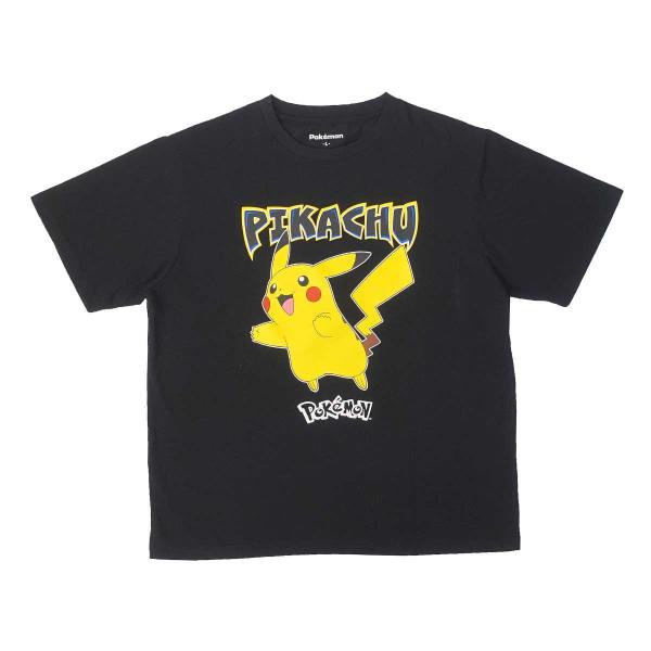 WCS2016 ポケモン Tシャツ ピカチュウ 新品未開封 タグ付き ファインプラス ポケモン ブラックTシャツ(A柄(ピカチュウ)・サイズ：L