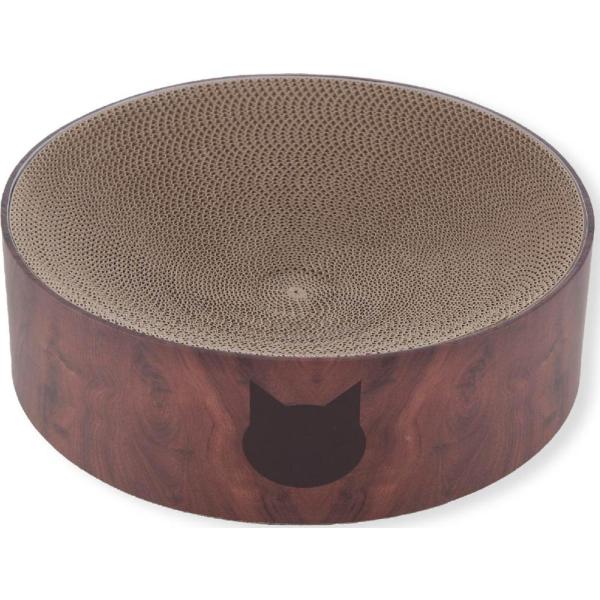 他サイト： バリバリボウル 猫柄(ダークブラウン) 猫壱 返品種別Aの商品画像