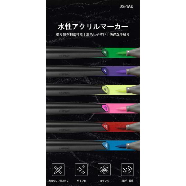 DSPIAE 水性アクリルマーカー 蛍光イエロー(MKF-03)塗料 返品種別B