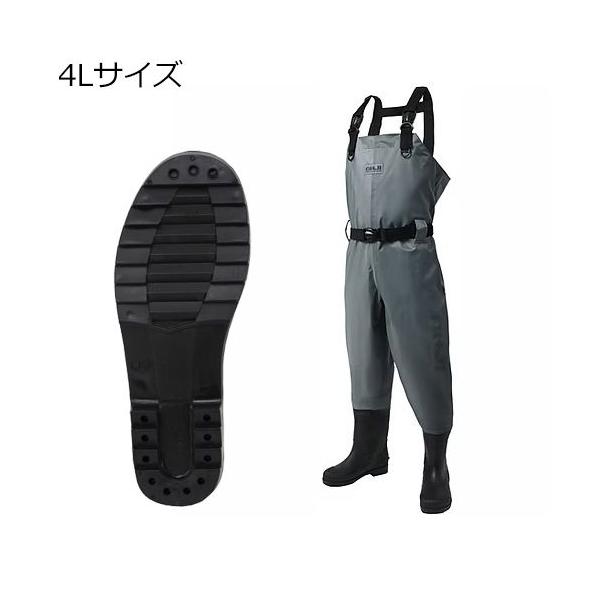 在庫状況：お取り寄せ/◆胸まで覆う万能型のチェストハイウェーダー。/[OH003R4Lグレ]