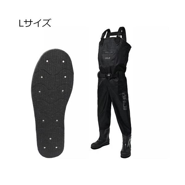 在庫状況：お取り寄せ/◆胸まで覆う万能型のチェストハイウェーダー。/[OH004PLブラツク]