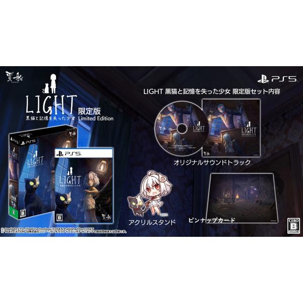 賈船 LIGHT 黒猫と記憶を失った少女 限定版 返品種別B