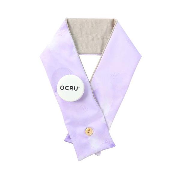OCRU(オクル) ボタン付きアイスマフラー(アイスパープル) オークス OCRU(オクル) RU5668(OCRU) 返品種別A