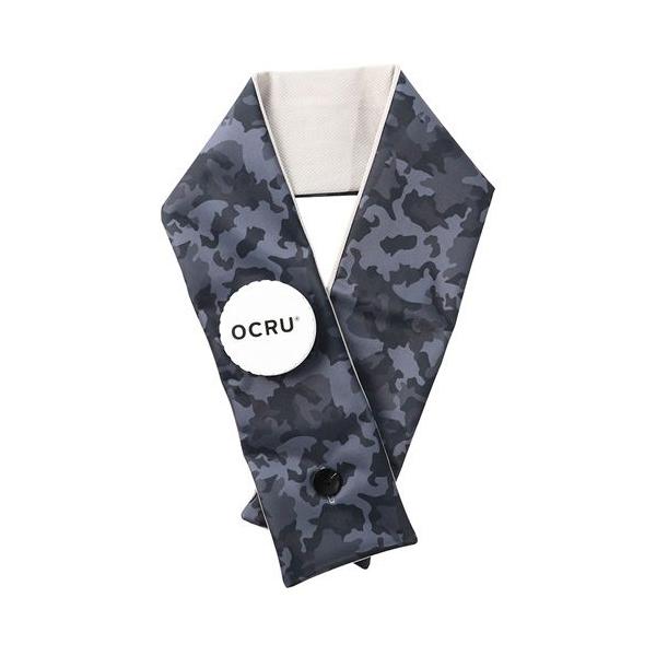 OCRU(オクル) ボタン付きアイスマフラー(カモフラブラック) オークス OCRU(オクル) RU5682(OCRU) 返品種別A
