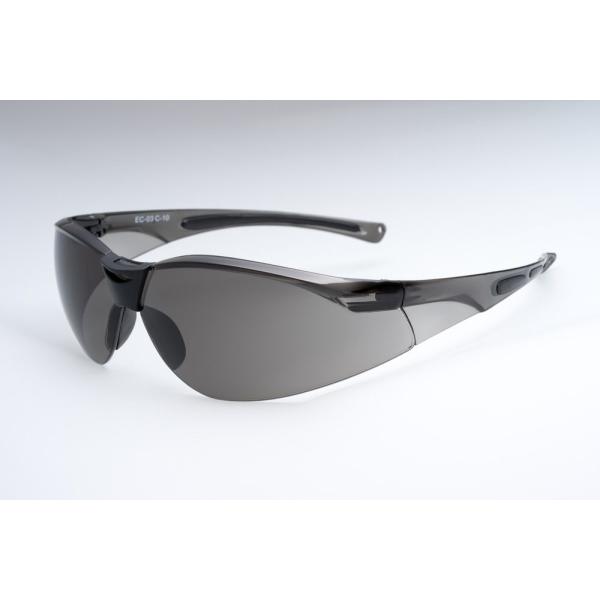 在庫状況：お取り寄せ/お届け：約2週間/2024年11月 発売/◆アイケアグラス EC-03 スポーティータイプ(ラウンドシェイプ)◆掛けた感し＆#12441;のないような軽さを実現!◆ピッタリガードタイプ/[EC03C10MDGREY]