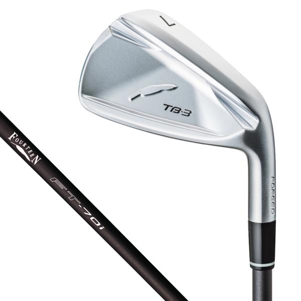 フォーティーン TB-3 FORGED アイアン 4本セット(＃7〜P)(FT-70i カーボンシャフト・ワンフレックス) 返品種別A