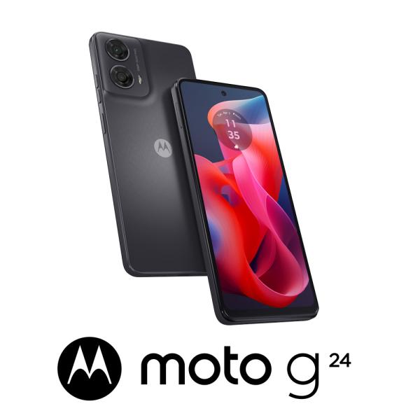 Motorola(モトローラ) moto g24(8G/ 128G)- マットチャコール PB1A0000JP(MOTO G24) 返品種別B