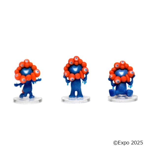 ビリーヴ (再生産)1/ 150スケール EXPO2025 ミャクミャク ミニミニフィギュア 3体セット 商品サイズ：高さ12×幅5×奥行3(mm) 返品種別B