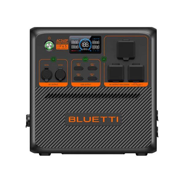 BLUETTI AC240P ポータブル電源 1843Wh ACコンセント3口 USB-C出力搭載[AC240Pブルテ] 返品種別B BLUETTI ポータブル電源 1843Wh ACコンセント3口 USB-C出力搭載 AC240P