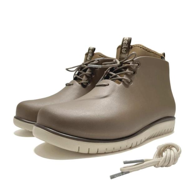 ccilu（チル） 全天候型防水コーヒーブーツ ハイカットデザイン(COFFEE