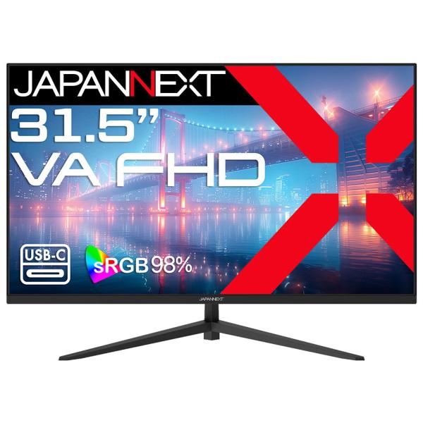 JAPANNEXT ディスプレイ 31.5インチ JN-IPS3202FHD JAPANNEXT 液晶