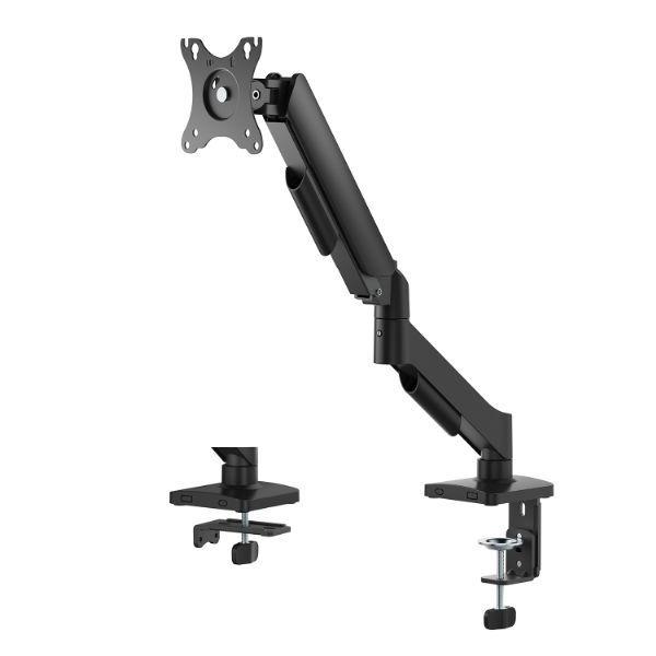 在庫状況：お取り寄せ/お届け：約2週間/◆27型ワイドディスプレイ対応ディスプレイアーム◆ガススプリング式採用、軽い力で自由にディスプレイ位置調整◆グロメット/クランプ両対応/[GPDPAG1SEB]