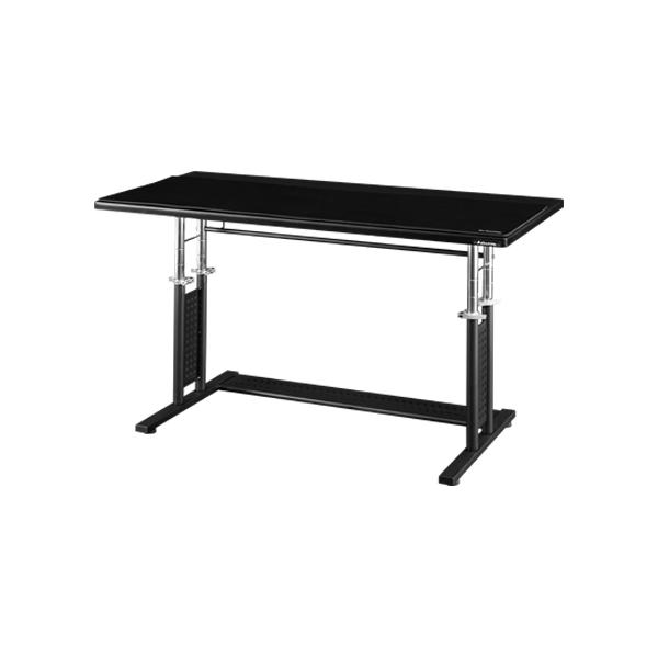 他サイト： バウヒュッテ ゲーミングデスクHD ミドル (幅120cm×奥行55cm) ブラック 昇降式 BHD-1200HDM-BK 返品種別Aの商品画像