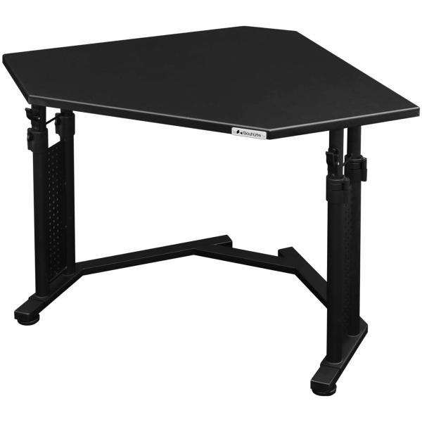 Bauhutte（バウヒュッテ） カドデスク (幅72×奥行72cm) ブラック 昇降