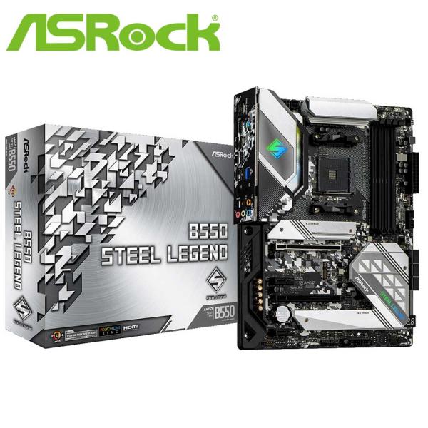 ASRock｜アスロック ASRock B550 STEEL LEGEND /  ATX対応マザーボード B550 STEEL LEGEND 返品種別B