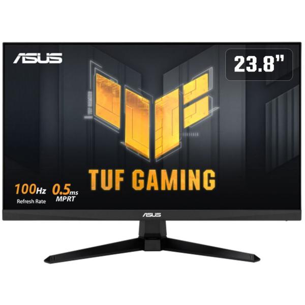 ASUS｜エイスース ゲーミング液晶ディスプレイ(23.8型/ IPS/ FullHD 1920×1080/ 100Hz/ 0.5ms/ HDMI1.4)(ブラック) TUF Gaming VG246H1A 返品種別A