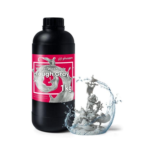 Phrozen フローズン純正 高靭性 タフ水洗い レジン(グレー/ 1kg) 64010101514074(クラウン) 返品種別B