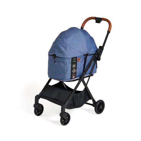 在庫状況：お取り寄せ/お届け：2〜3週間/※仕様やパッケージは、リニューアルなどの理由で変更になっている場合がございます。予めご了承下さい。◆1秒で自動収納するペットカートです。◆ハンドルのボタンを押すだけで、サッと自動で折りたたむことがで...