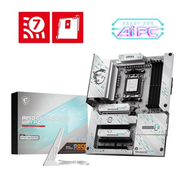 マメ MSI MSI｜エムエスアイ B850 GAMING PLUS WIFI PZ マザーボード