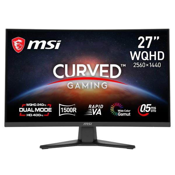 MSI｜エムエスアイ ゲーミング液晶ディスプレイ(27型/ 4K UHD 3840 × 2160/ 240Hz/ 1ms) MAG-275CQDF-X24 返品種別A