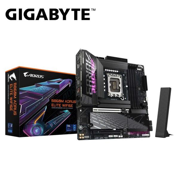 GIGABYTE｜ギガバイト GIGABYTE B860M AORUS ELITE WIFI6E /  microATX対応マザーボード B860MAELITEWIFI6E 返品種別B