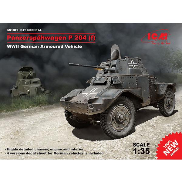 ICM (再生産)1/ 35 ドイツ P204(f) 装甲車(35374)プラモデル 返品種別B