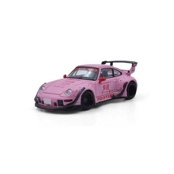 MODEL 1/ 64 ポルシェ RWB 993 Hooters マットピンク(MM64-RWB993-007