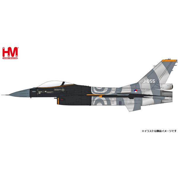 ホビーマスター 1/ 72 F-16AM ”オランダ空軍 RIAT 2007” (HA3893)塗装