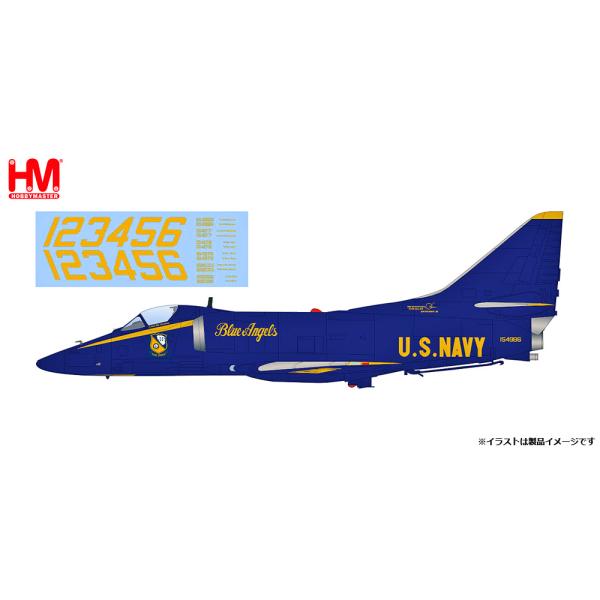 ホビーマスター 1/ 72 A-4F スカイホーク”ブルーエンジェルス 1-6番機