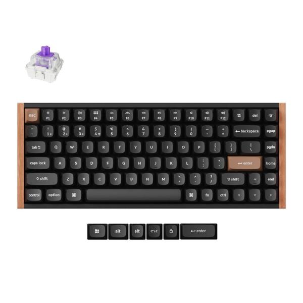 他サイト： Keychron｜キークロン K2 HE マグネットスイッチ搭載 QMK ワイヤレス カスタムキーボード(英語配列・スペシャルエディション ブラック) K2H-F1-US 返品種別Aの商品画像