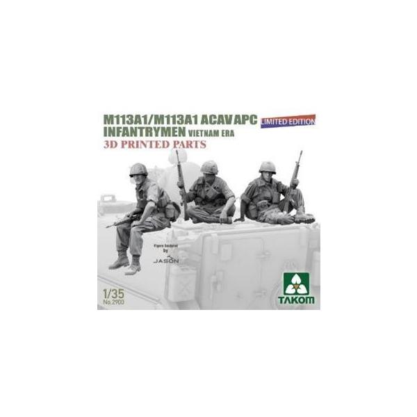 タコム 1/ 35 M113A1/ M113A1 ACAV APC用 歩兵セット (ベトナム戦争時)(TKO2900)プラモデル 返品種別B