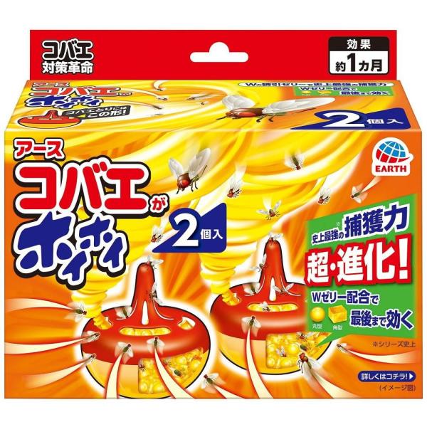 在庫状況：在庫あり/※仕様及び外観は改良のため予告なく変更される場合がありますので、最新情報はメーカーページ等にてご確認ください。感動の捕獲力3倍ノミバエに対する効果(メーカー従来品比)4ステップでコバエを逃がさない!(1)色と香りで誘う!...