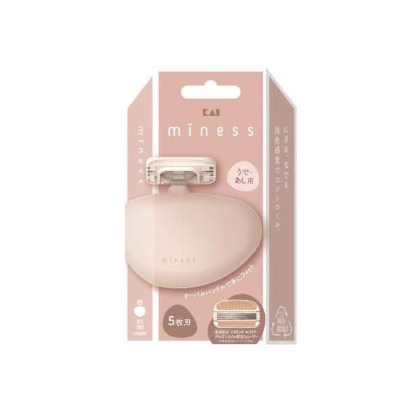 GA0136 miness うで・あし用カミソリ 1個 貝印 返品種別A