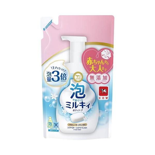 他サイト： 泡で出てくる ミルキィボディソープ やさしいせっけんの香り つめかえ用 450ml 牛乳石鹸共進社 返品種別Aの商品画像
