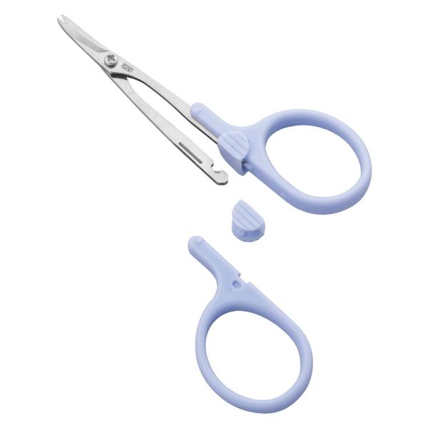 在庫状況：お取り寄せ/お届け：約2週間/◆マユ毛、ムダ毛のお手入れに。◆薄刃のオシャレハサミ。◆樹脂と金属部に分解できるので分別廃棄しやすい。/[KQ3178]